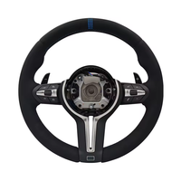 Volant en microfibre entièrement recouvert de daim pour BMW F10 F15 F16 F30 F31 F35 F36 M3 F82 M5 F90 E71 E84 E93