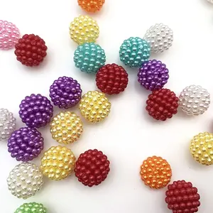 Waxberry ball beads color DIY hand bag clothes Beaded Accessories plastic pearls