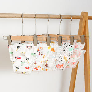 Su geçirmez yenidoğan bebek gazlı bez bezi yıkanabilir saf pamuk bebek bezi cep pantolon bebek bakımı için öğrenme için - Product Image 5