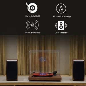 <span class=keywords><strong>เครื่องเล่น</strong></span><span class=keywords><strong>แผ่นเสียง</strong></span>ไม้แบบย้อนยุค DC มอเตอร์แบบซ่อน34/45รอบต่อนาทีฝาครอบใส<span class=keywords><strong>เครื่องเล่น</strong></span>สาย RCA LP ไวนิลเพื่อความเพลิดเพลินในเสียง - Product Image 2