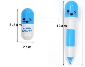 Penne a forma di pillola palla retrattile simpatico cartone animato evidenziatore penna sorridente capsula Spinner Mini farmacia novità <span class=keywords><strong>Nurs</strong></span> a sfera - Product Image 3