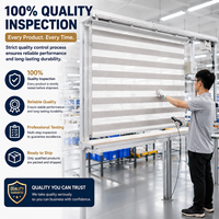 Stores verticaux motorisés à isolation thermique, stores électriques intelligents à économie d'énergie, stores intégrés unis pour maison moderne
