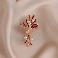 Nouvelle broche en strass complète, broches animales pour femmes et hommes, vêtements, écharpe, boucle de col, bijoux, épingles, accessoire de luxe, broche