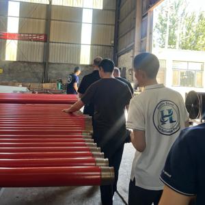 High Pressure Red Externally <b>Plastic</b>-Coated Steel Pipe, Threaded Ends — Anti-corrosion, Quick Installation - Product Image 5