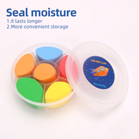 Non toxique 12 couleurs Super léger jeu de pâte ensemble bricolage couleur argile pâte à modeler 12 formes argile molle pour les enfants