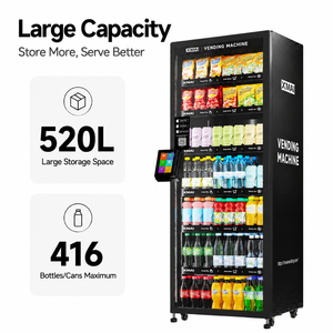 Máquina Expendedora Inteligente XMAI 520L con IA, Envío Rápido desde EE. UU. en 3 Días, Refrigerador para Bebidas y Snacks, Monitoreo Remoto, Pago con <span class=keywords><strong>Tarjeta</strong></span> - Product Image 3