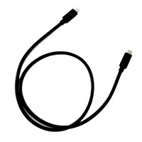Cable de Carga Rápida USB2.0-C a USB2.0-C PD de 2 Metros, TPE, 100W, 5A, con Blindaje Trenzado y Chip E-Marker para Teléfono Móvil, Laptop, Tablet