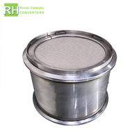 Konverter Katalitik Knalpot Filter Partikel Diesel DPF untuk Truk Volvo dengan Katalis Keramik Sarang Lebah 22537760,23287287