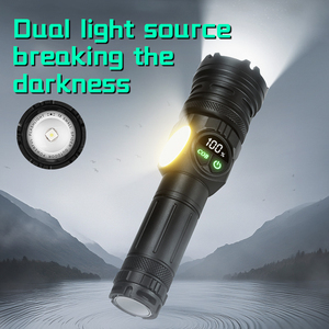 Đèn pin đa chức năng mới với Laser và nhiều nguồn sáng, đèn pin từ tính có thể sạc lại - Product Image 4