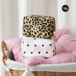 Sac de maquillage léopard personnalisé avec logo, vente en gros, sac cosmétique de voyage tendance, trousse de toilette portable grande capacité, fabricant - Product Image 4