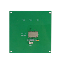 Modul Pembaca Tag All-in-one FONKAN 120*120mm UHF RFID 865-868Mhz 902-928Mhz EPC G2 6C Terintegrasi Antena 5.5dBi