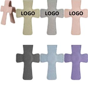 Marcapáginas Magnético de Cuero PU con Diseño de Cruz de Dibujos Animados Coloridos, Etiqueta para Regalos Promocionales de Libros - Product Image 1