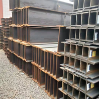 Viga de Acero en Forma de H Soldada SS400 A36, Tamaño Personalizado, Pintada, Galvanizada por Inmersión en Caliente para Puentes y Proyectos de Edificios de Gran Altura