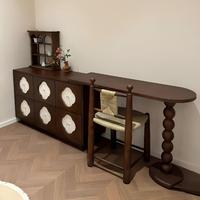 Coiffeuse traditionnelle en bois de frêne avec miroir sur pied, rangement multi-tiroirs, table de maquillage extensible pour chambre à coucher