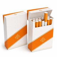 Boîte à cigarettes en carton personnalisée, impression couleur exquise, emballage de tabac avec logo personnalisé pour la vente au détail
