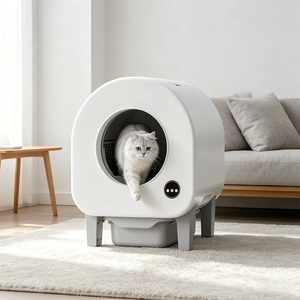 En Stock: Productos Inteligentes para Mascotas, Lettiera Automática con Bloqueo de Seguridad para Niños, Evita el Uso Incorrecto - Product Image 1