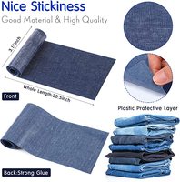 Patchs thermocollants pour la réparation de vêtements, patchs pour jeans à l'intérieur et à l'extérieur, patchs en denim à coudre ou thermocollants pour kits de réparation de jeans