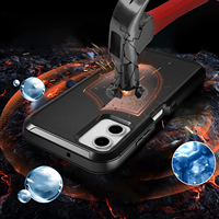 Étui de protection antichoc pour Samsung Galaxy A06, coque robuste, anti-poussière, 3 couches, coque de protection résistante pour téléphone