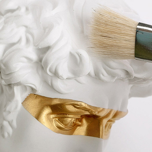 Kit di Pittura Artistica in Resina e Gesso Nero-Oro di <span class=keywords><strong>David</strong></span>, Decorazioni per Studio, Ornamenti, Testa in Gesso - Product Image 4