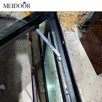 Meidoor Meidoor Meidoor Fenêtres à battants en aluminium pour nouvelle construction, double vitrage trempé, insonorisées, design moderne