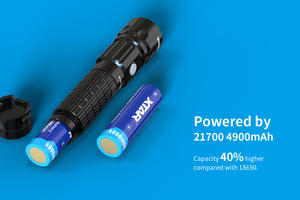 Acil USB şarj edilebilir LED lamba el feneri kendini savunma el feneri <span class=keywords><strong>torch</strong></span> güçlü led meşale ışık avcılık yürüyüş bisiklet için - Product Image 4