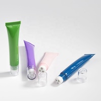 Rouleau de lotion corporelle de Massage, à bille en métal, tube de 20ml, fonction de massage, lotion, emballage en plastique, soins de la peau