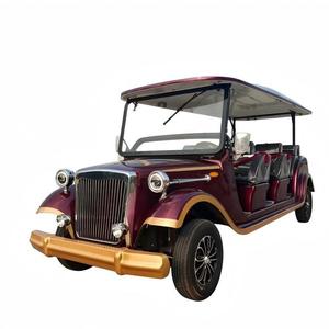 Auto Clásico Eléctrico Retro de 8 Plazas, Azul Vintage, Motor de 5KW, Batería de Litio, Certificado CE, 30-50Km/h, 70-90km de Autonomía - Product Image 1