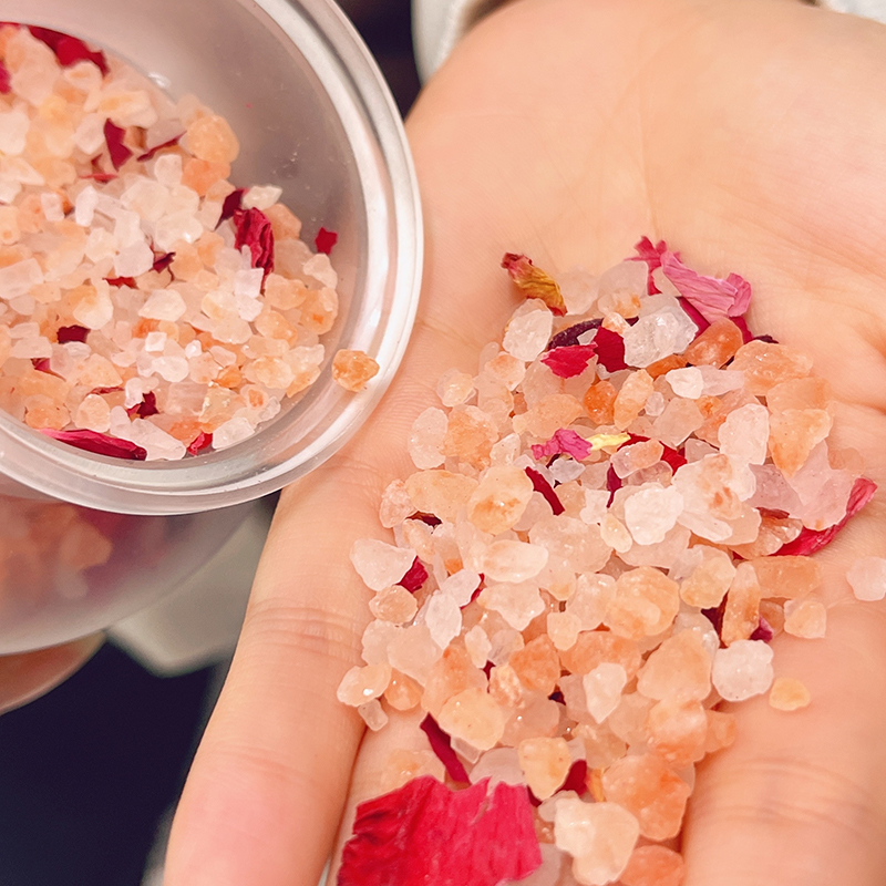 Соль для ванны с растениями, соль для ванны с морской солью, отшелушивает и снимает усталость детей