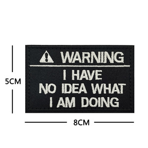 <span class=keywords><strong>Patch</strong></span> Ricamato Stile Tattico con Bocca di Squalo, Motivo Yin Yang Spirit Master, con Chiusura a Strappo per Zaini e Attrezzature - Product Image 4