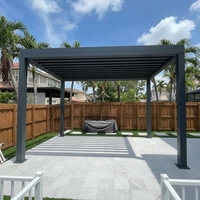 Pergola rétractable moderne en aluminium, directement de l'usine, avec auvent pour patio et personnalisation OEM