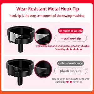 Máquina de Coser Portátil Overlock Singer de Diseño Elegante, Práctica y de Mano, para Coser Cinco Capas de Mezclilla, Modelo JA3-3 800MA, Mini Equipo de Costura Doméstico - Product Image 4