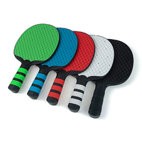 Raquettes de tennis de table populaires pour débutants en stock – Raquettes de tennis de table intégrées en plastique, durables et légères, avec poignée en silicone