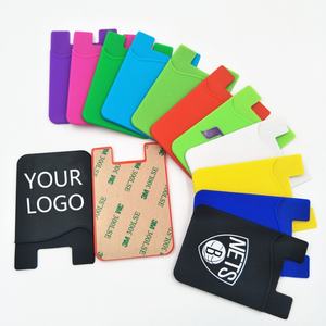 Soportes de Teléfono de Silicona Personalizados de Fábrica, Bolsillos para Teléfono Celular Compatibles, Cartera, Tarjetero para Teléfono Móvil con Logotipo - Product Image 4
