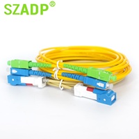 Câble de raccordement en fibre optique SC/LC/FC/ST monomode MM, cordon de raccordement en fibre optique 1m 3m 5m 10m 20m