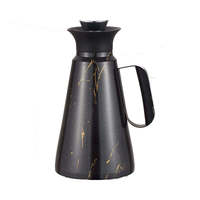 Termos vakum, termos termal terisolasi, Stainless Steel, dinding ganda, termos kopi gaya Arab, Pot teh, botol air