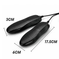 Sèche-chaussures portable personnalisé OEM avec 3 réglages de minuterie, design compact pour les voyages et la maison