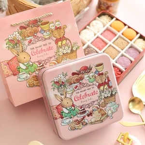 2023 new design rectangular custom tin box food grade luxury tin case custom metal packing box custom metal tin packaging