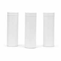 Tube à comprimés effervescents étanche avec déshydratant intégré, bouchon à clapet, tube à pilules en plastique de qualité alimentaire, logo personnalisé, directement de l'usine