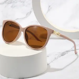 2023 Neuer Fabrik preis Benutzer definierte Sonnenbrille mit Logo Damen PC-Gläser Hochwertige Reise-UV400-Sonnenbrille