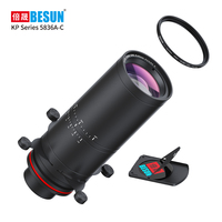 Série KP 15-36 °   Objectif de projecteur LED zoomable à bords nettes pour projection de gobos, idéal pour l'éclairage des œuvres d'art dans les musées et les galeries