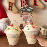 Boîtes à gâteaux tendance pour la Journée des enfants, emballages en blister pour cornets de glace, boîtes à pâtisserie et boîtes d'emballage pour desserts