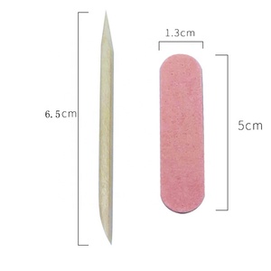 Groothandel Wegwerp Houten Stok Nagelvijl Set Nail Art Tool Geschenken Toolkit Voor Pers Op Nagel Leveranciers - Product Image 1