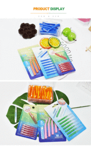 Bàn Chải Nha Khoa Bằng Than Củi Hình Chữ L Bàn Chải Nha Khoa Làm Kẽ Răng Bàn Chải Nylon Dupont Vỉ Nhựa PP Cho Người Lớn - Product Image 5