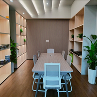 Panneaux muraux en bois à lattes décoratifs avec panneau acoustique en bois plaqué