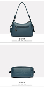 Wholesale Large Capacity Vintage Leather Women Handbags PU Leather Designer Female Purses Women Classic Soft <b>Tote</b> Bags - Product Image 5