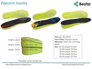 E-tpu Tăng Chiều Cao Popcorn Sport Đế Lót Etpu Đế Cao Đàn Hồi Cao Nâng Cao Đế Bỏng Ngô - Product Image 6