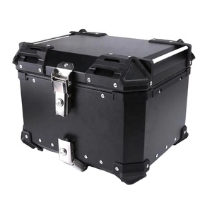45L Motorcycle Top Rear Luggage Helmet Box Lock Case Aluminum Storage Tool Trunk Universal for Yamaha Honda BMW KTM Waterproof