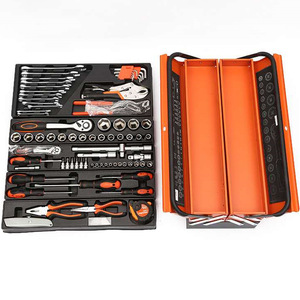 Kit d'outils multifonctionnels pour la maison, 85 pièces, pliable à trois couches, avec manivelle automatique, personnalisable OEM - Product Image 1