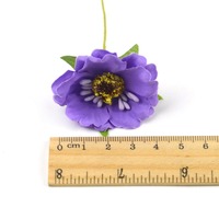 1 bouquet/6PCS 4cm Mini Bouquet de Coquelicots en Soie Fleur Artificielle Boîte de Faveur de Mariage Rose Fausses Fleurs Pour DIY Scrapbooking