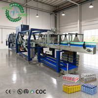 Machine d'emballage sous film rétractable à demi-bac, livraison rapide, 12-15 paquets par minute pour emballages 4x6, 4x5, 3x4, 3x5 pour le commerce d'exportation